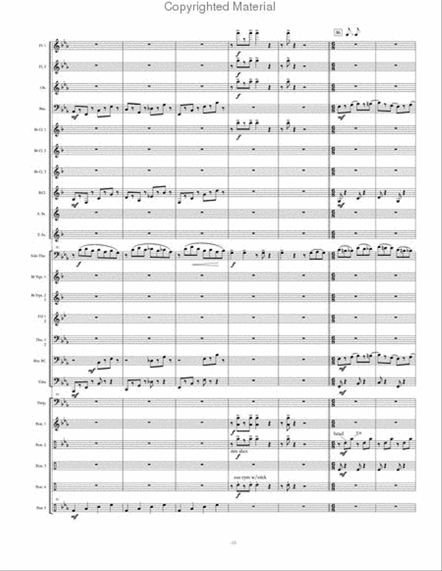 Seminar Concert Band scores gallery preview page 13