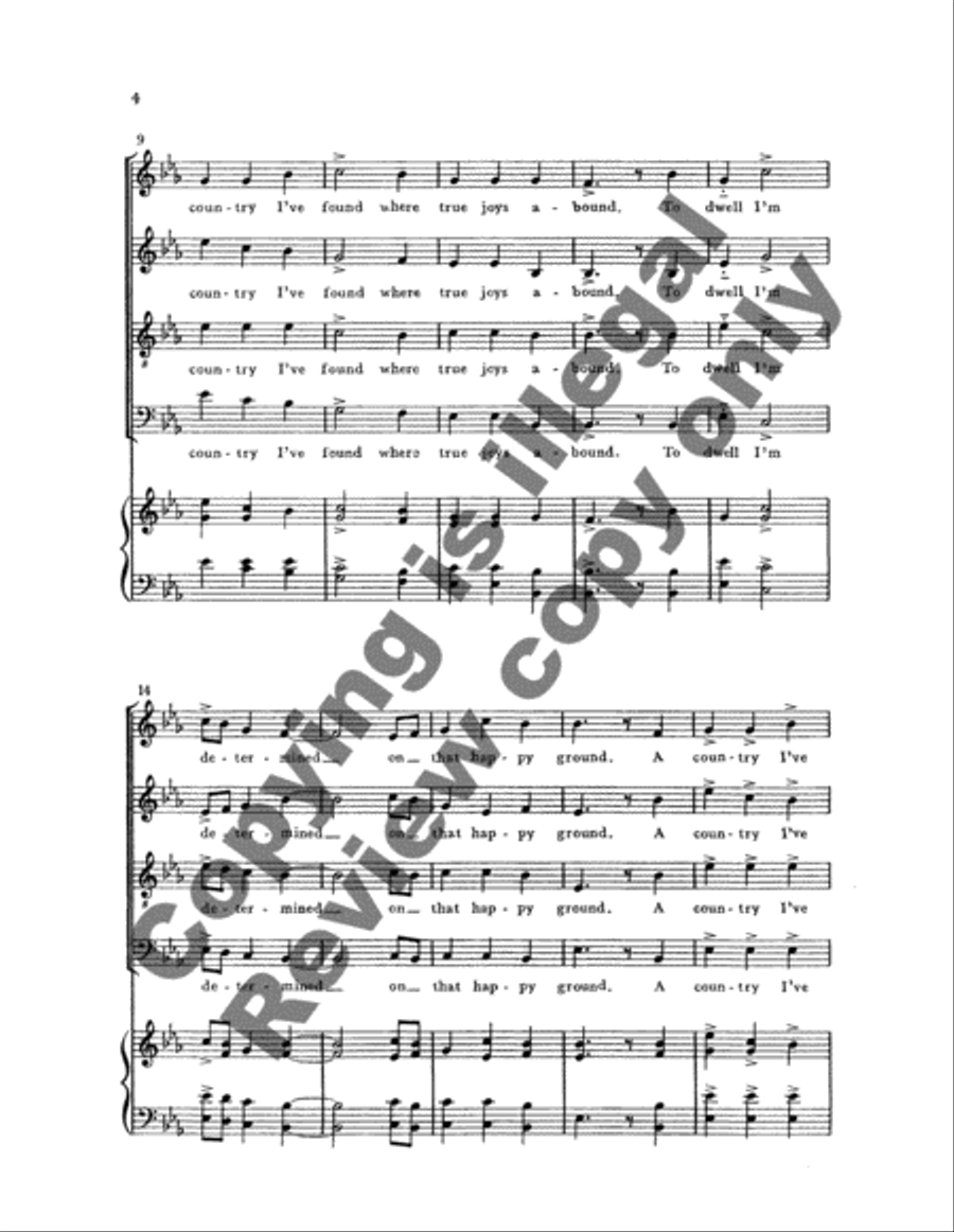 Sweet Harmony 4-Part scores gallery preview page 4