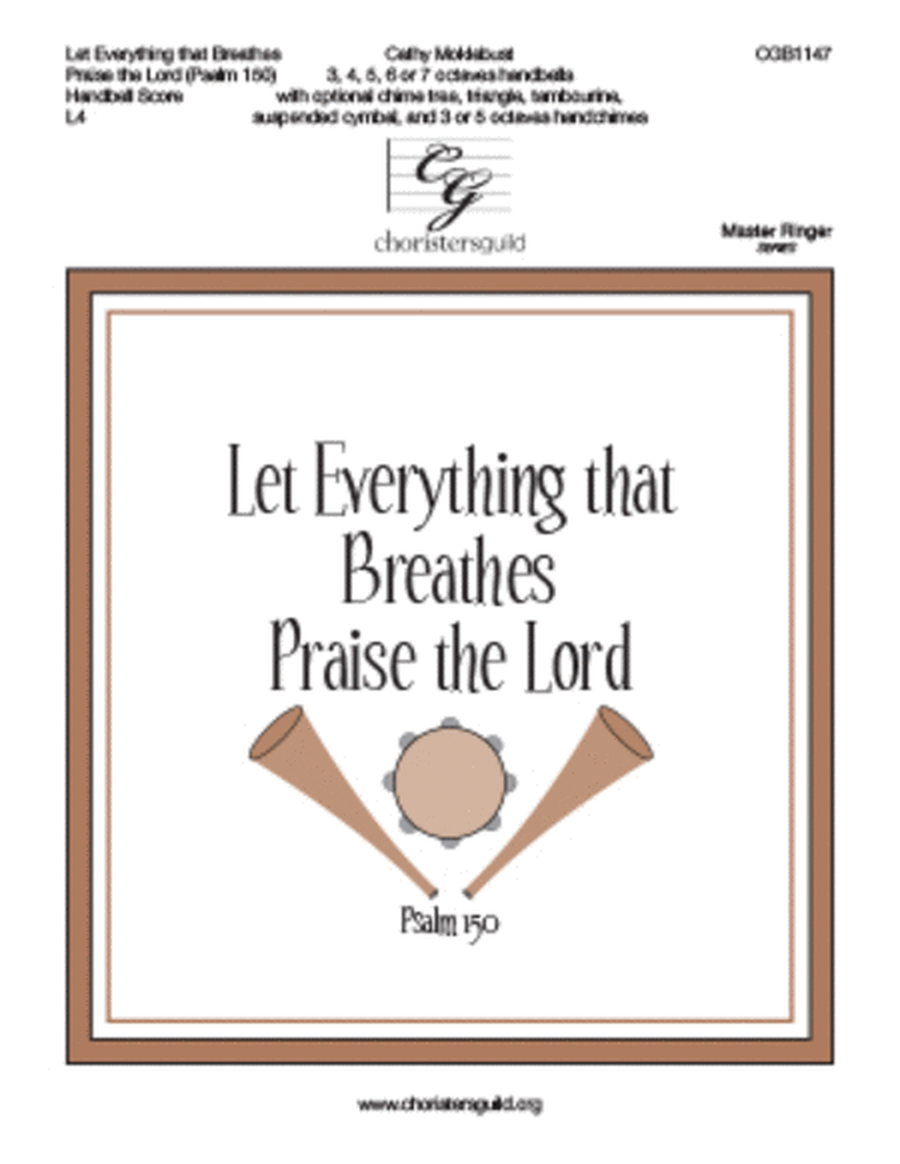 Let Everything that Breathes Praise the Lord - Handbell Score image number null