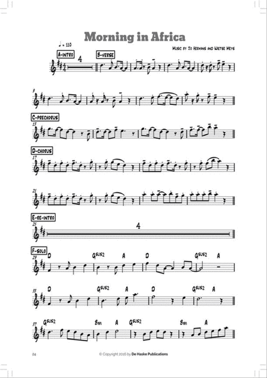 Pop Academy [D] - Altsaxophon Alto Saxophone scores gallery preview page 3