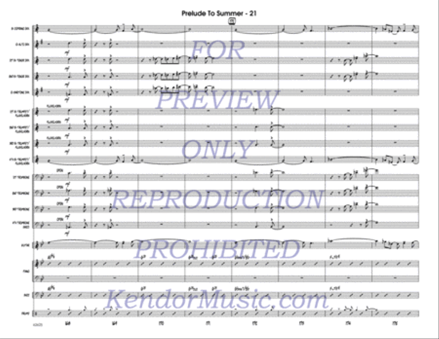 Prelude To Summer Choir scores gallery preview page 22