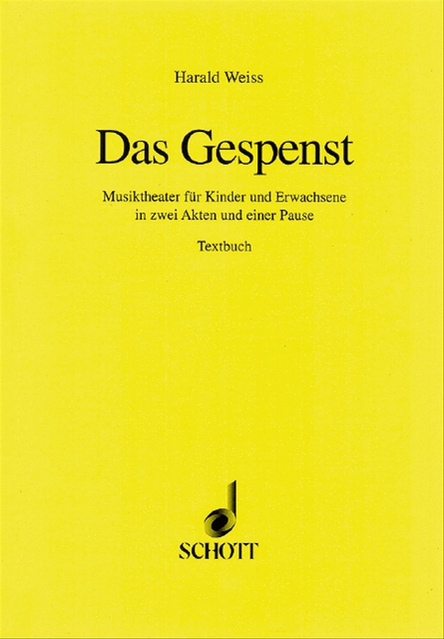 Gespenst Libretto Gespenst Libretto Choir scores gallery preview page 1