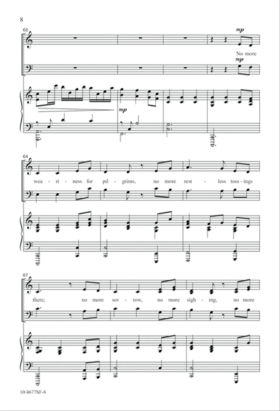 Heavenly Home 4-Part scores gallery preview page 8