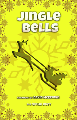 Book cover for Jingle Bells, Jazz Style, for Violin Duet