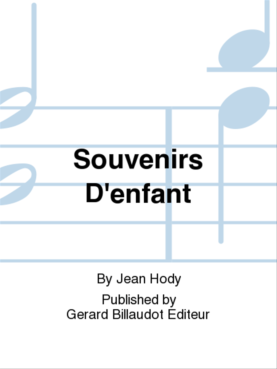 Souvenirs D'Enfant Saxophone Duet scores gallery preview page 1