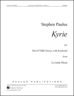 Book cover for Kyrie (from Luther Mass)