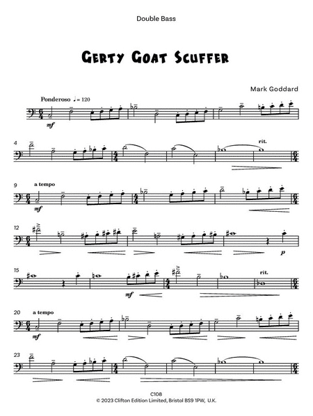 Gerty Goat Scuffer. Db & Pf