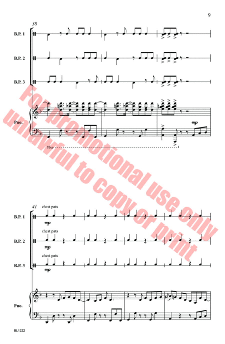 Hope, Peace, Joy: A Trilogy Choir scores gallery preview page 10