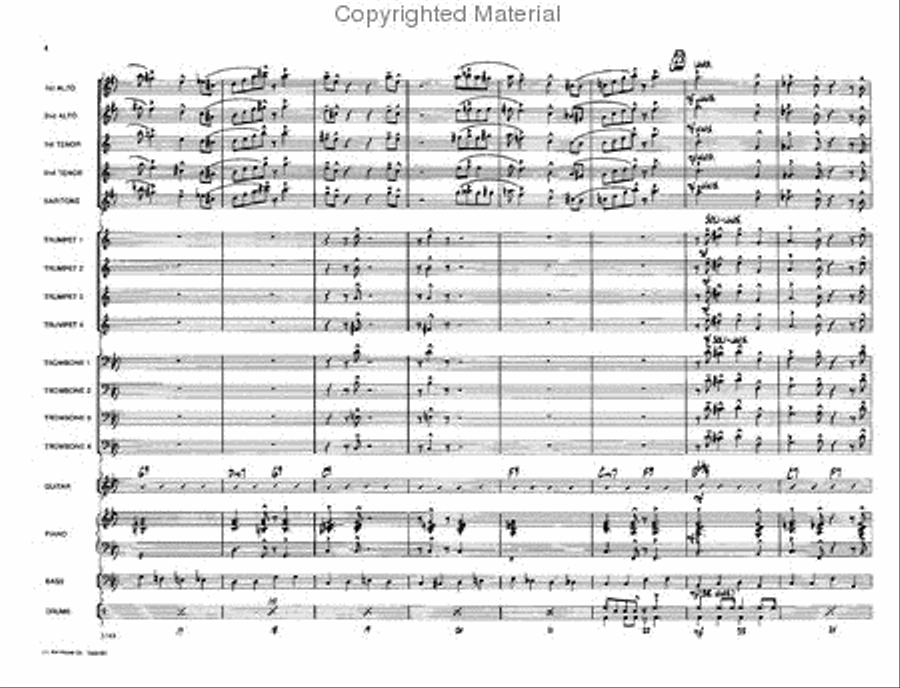 Cool Down Cool Down Jazz Ensemble scores gallery preview page 4