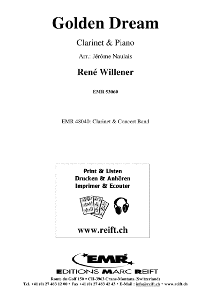 Golden Dream Clarinet Solo scores gallery preview page 2