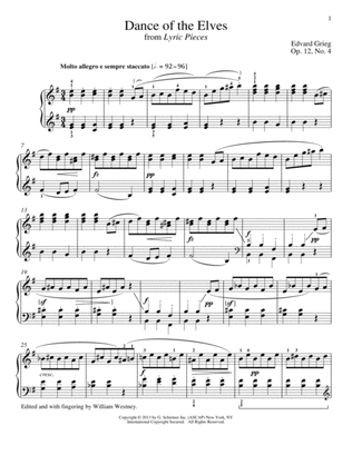 Elves' Dance, Op. 12, No. 4
