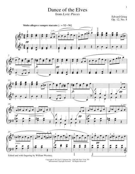 Elves' Dance, Op. 12, No. 4