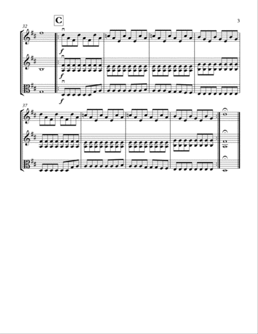 Clocks String Trio scores gallery preview page 4