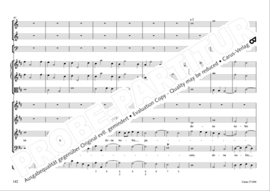 Messa per il Santissimo Natale 4-Part scores gallery preview page 133
