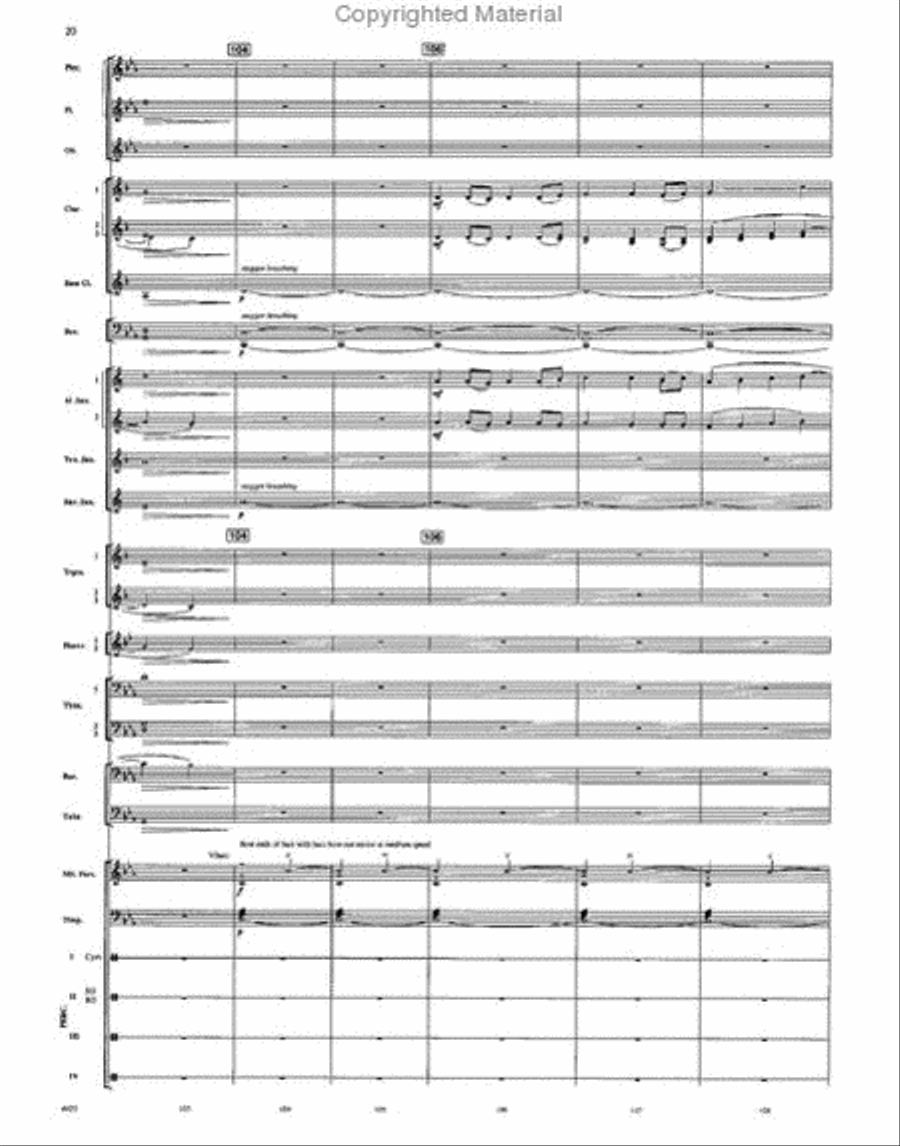 When Angels Weep Concert Band scores gallery preview page 19