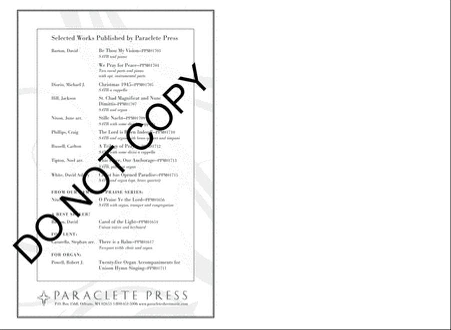 The Lamb 2-Part scores gallery preview page 12