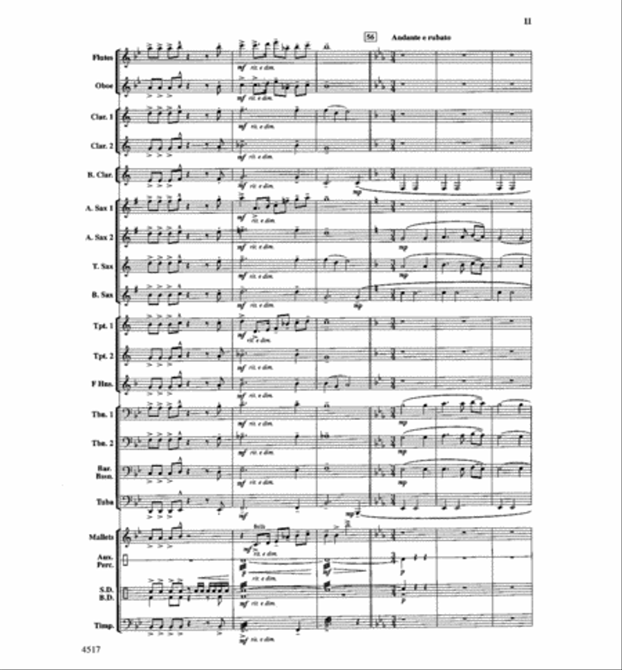 Stone Creek Episode Concert Band scores gallery preview page 12