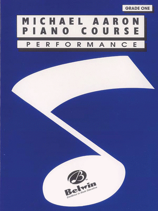 Book cover for Michael Aaron Piano Course Performance Grade 1