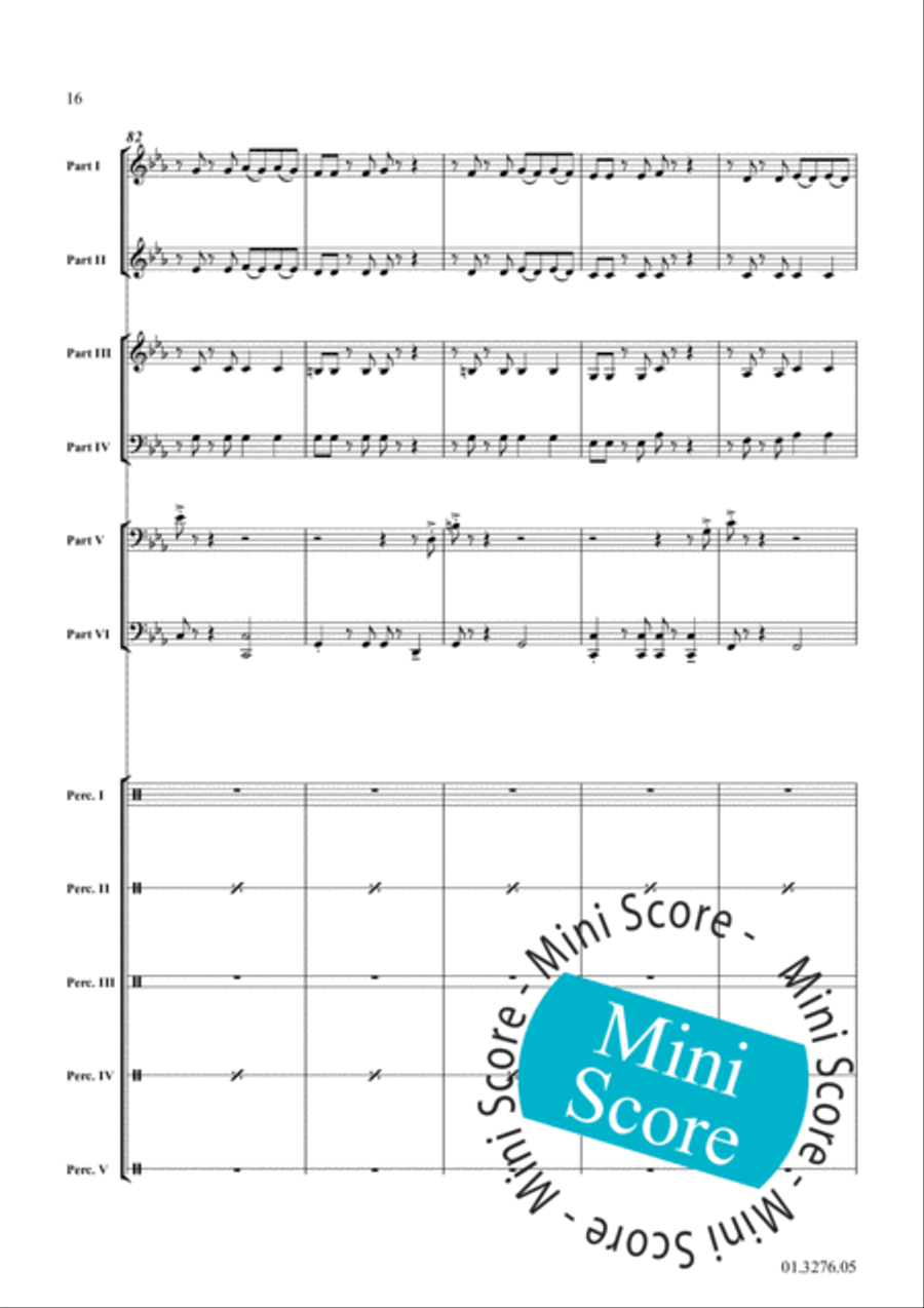 Festivo! Concert Band scores gallery preview page 20