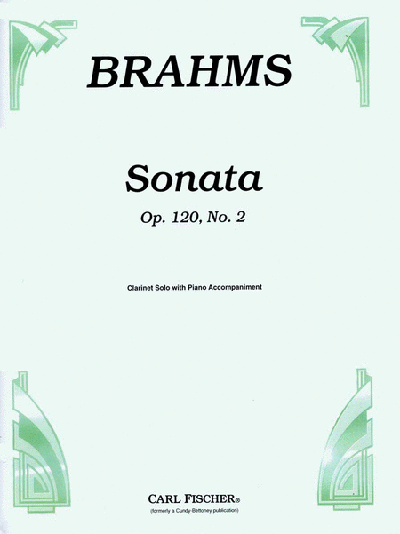 Johannes Brahms : Sonata, Op. 120, No. 2