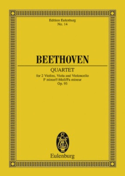 String Quartet in F minor, Op. 95