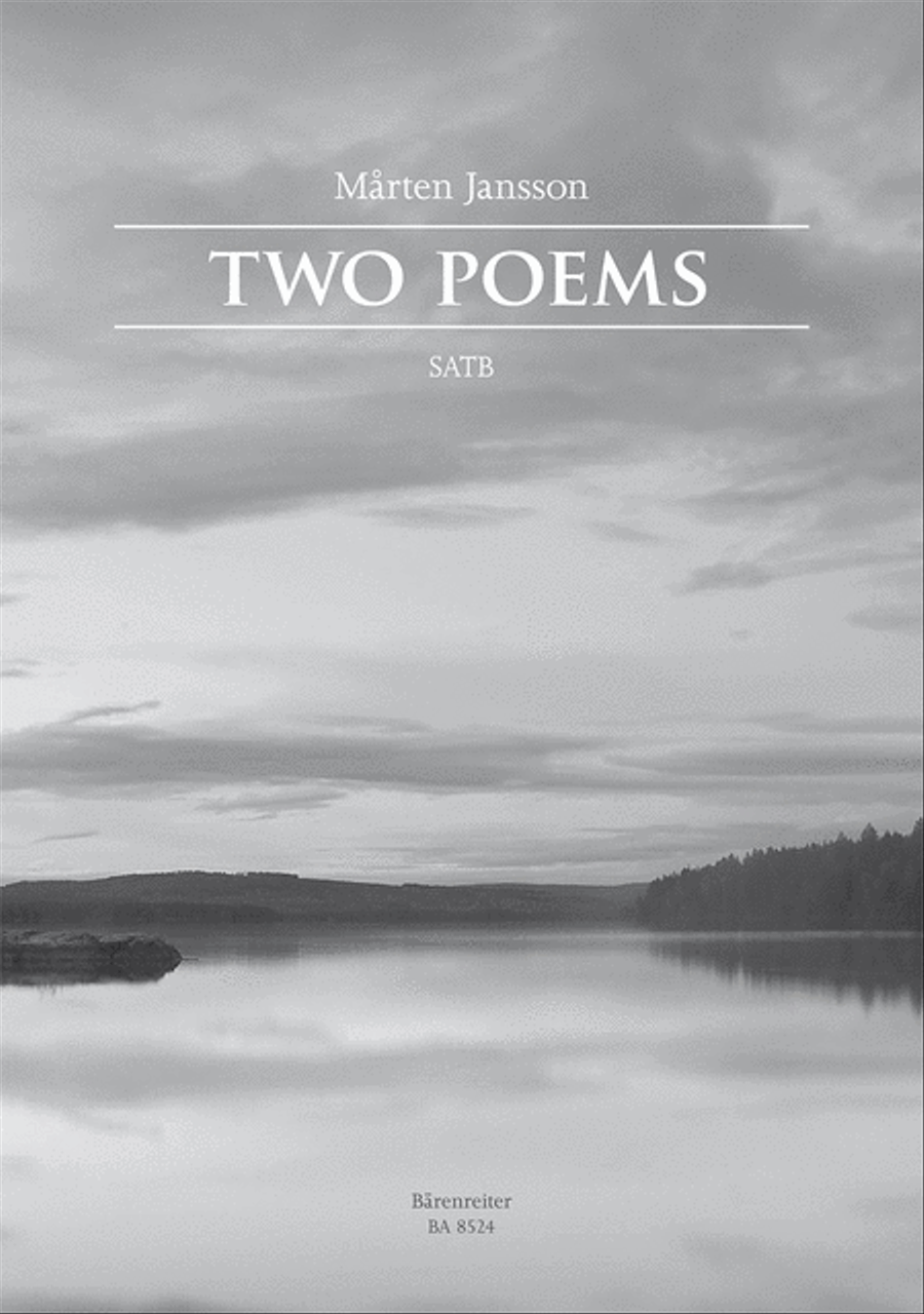 Two Poems 4-Part scores gallery preview page 1