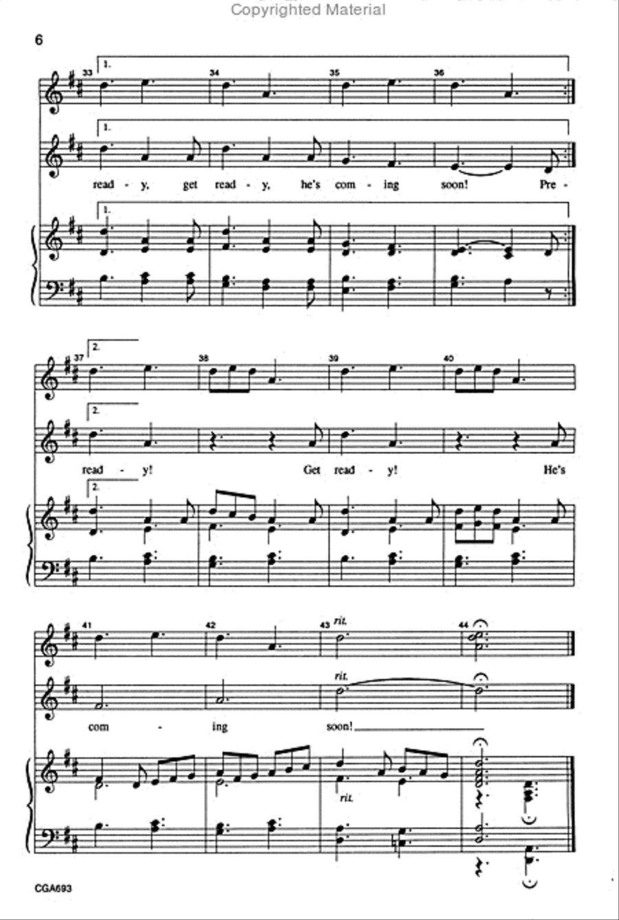 Seven Songs for the Church Year Unison Choir scores gallery preview page 5