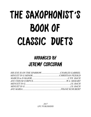 The Saxophonist's Book of Classic Duets