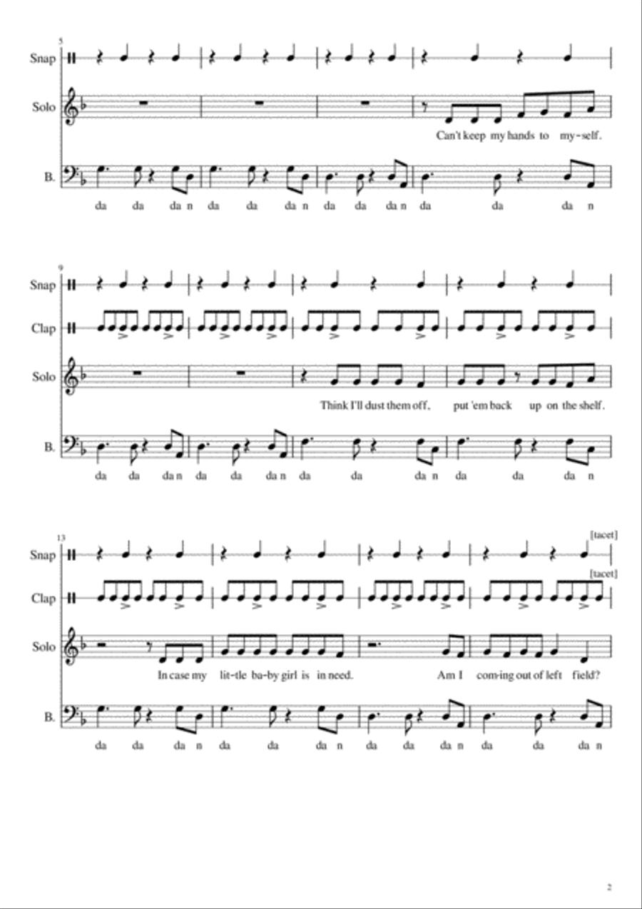 Feel It Still 4-Part scores gallery preview page 2