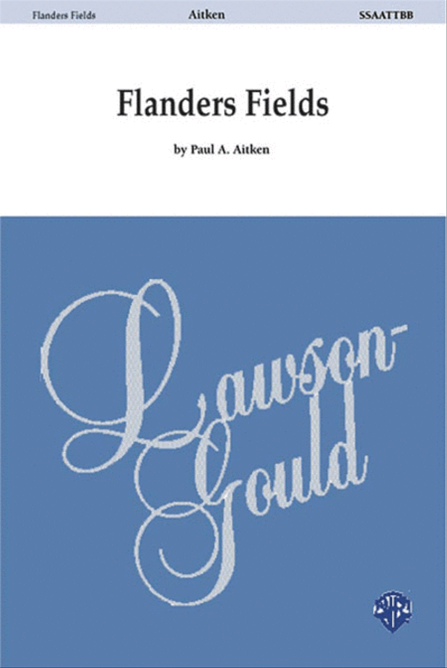 Flanders Fields 4-Part scores gallery preview page 1