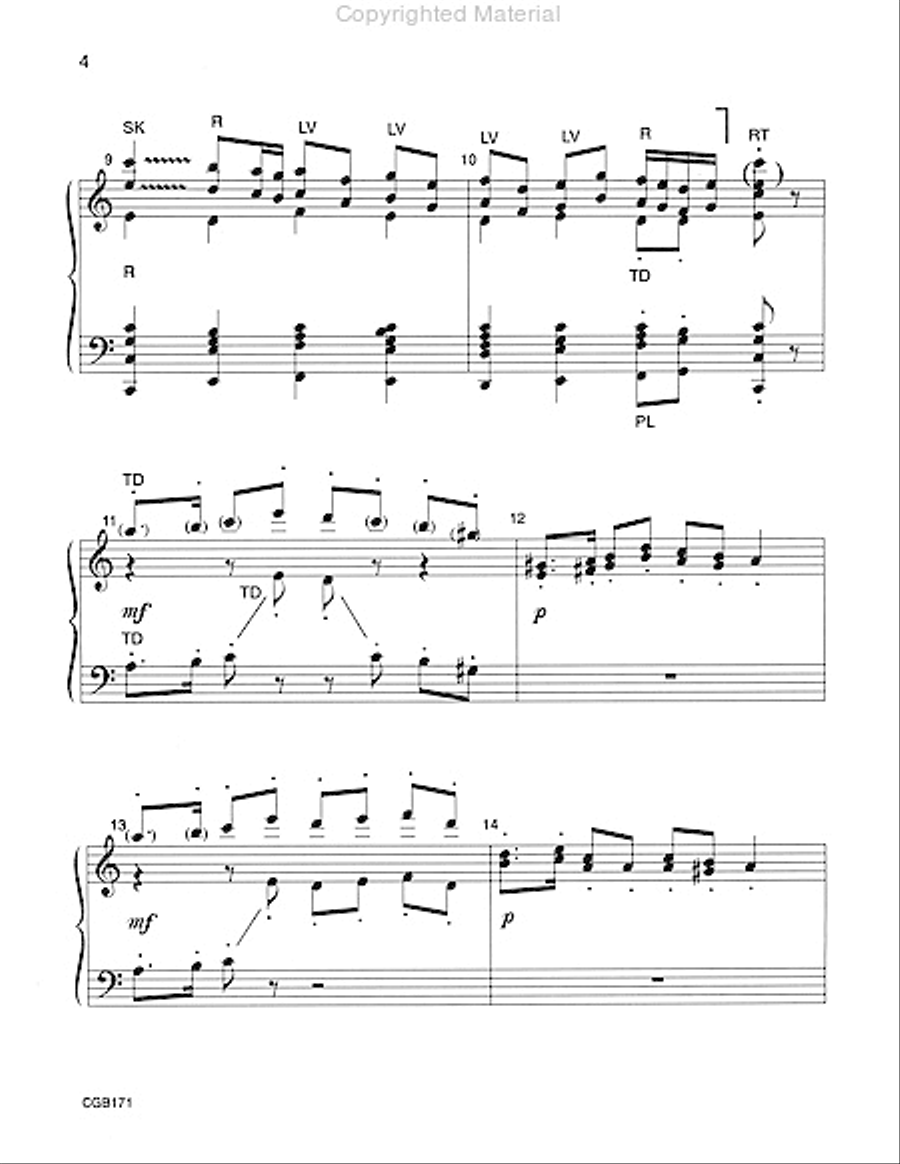 Carillon Capriccio Handbell Choir scores gallery preview page 4
