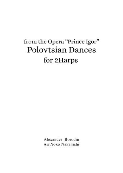 from the Opera "Prince Igor" Polovtsian Dances for 2Harps image number null