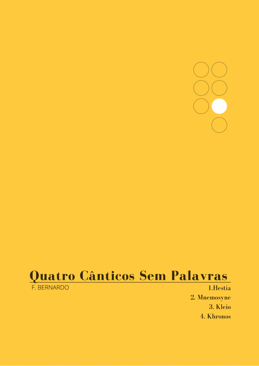 Quatro Cânticos Sem Palavras (for left hand): Hestia \ Mnemosyne \ Kleio \ Khronos image number null