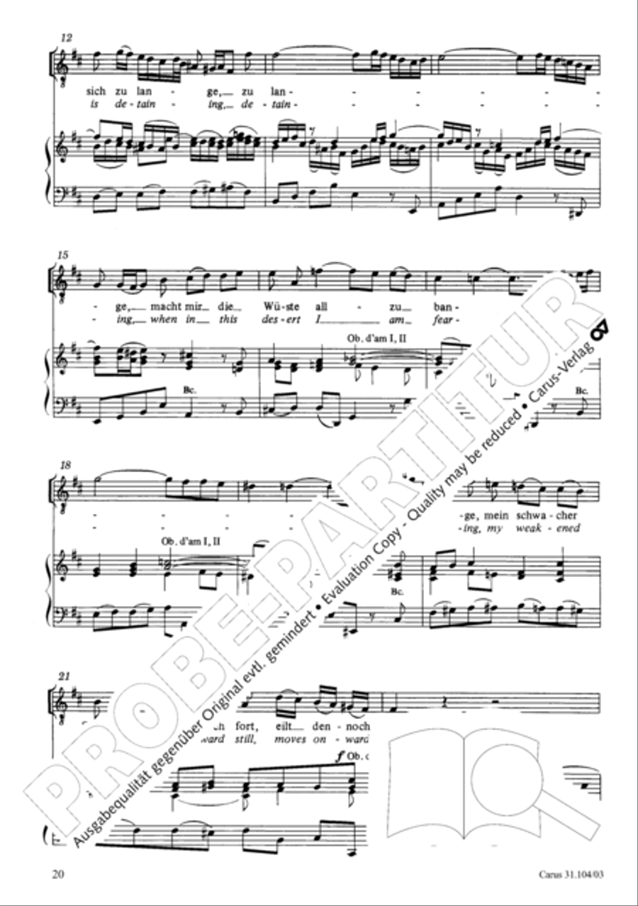O shield of Israel, hear us (Du Hirte Israel, hore) TB scores gallery preview page 21