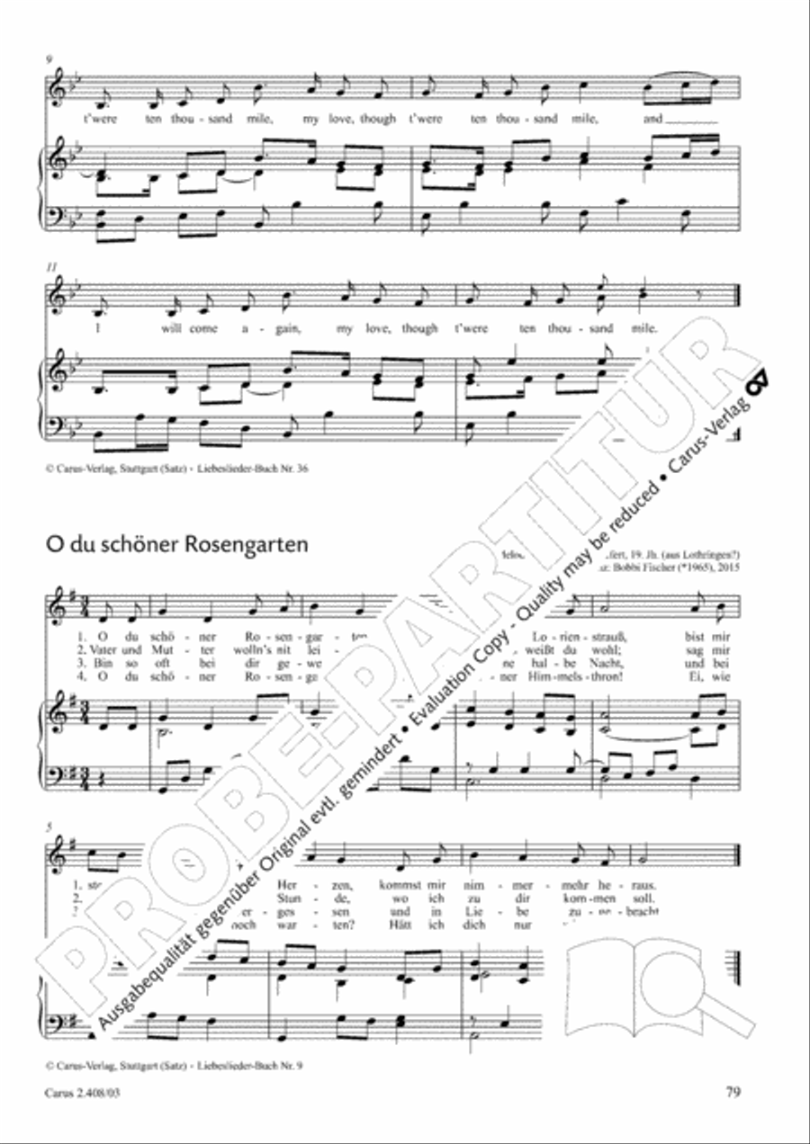 Love songs. Collection for voice & piano. 80 arrangements for weddings and celebrations Voice scores gallery preview page 58