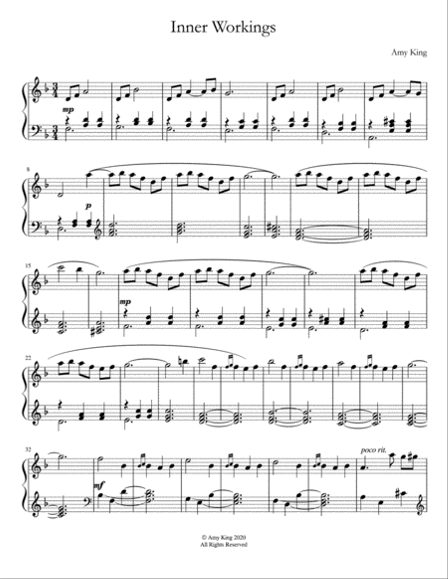 Inner Workings - Intermediate Piano Solo Piano Solo scores gallery preview page 2