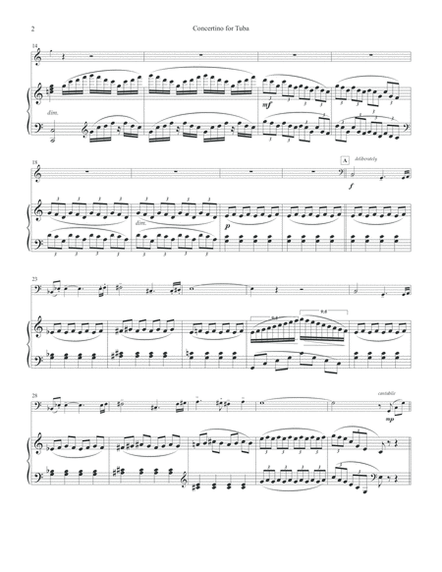 Concertino for Tuba (piano reduction) image number null