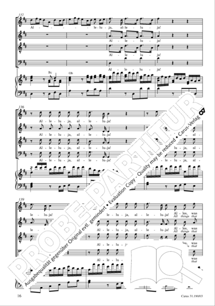 Sing to the Lord a new song (Singet dem Herrn ein neues Lied) ATB scores gallery preview page 17