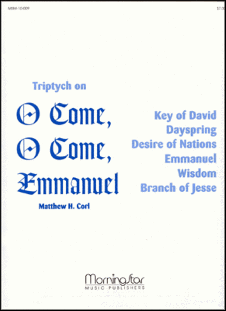 Triptych on O Come, O Come, Emmanuel Organ scores gallery preview page 1