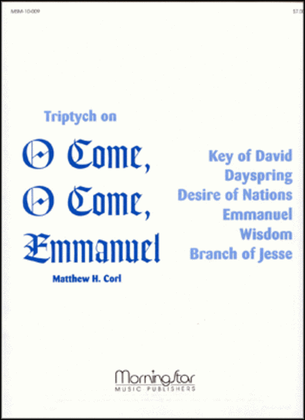 Book cover for Triptych on O Come, O Come, Emmanuel