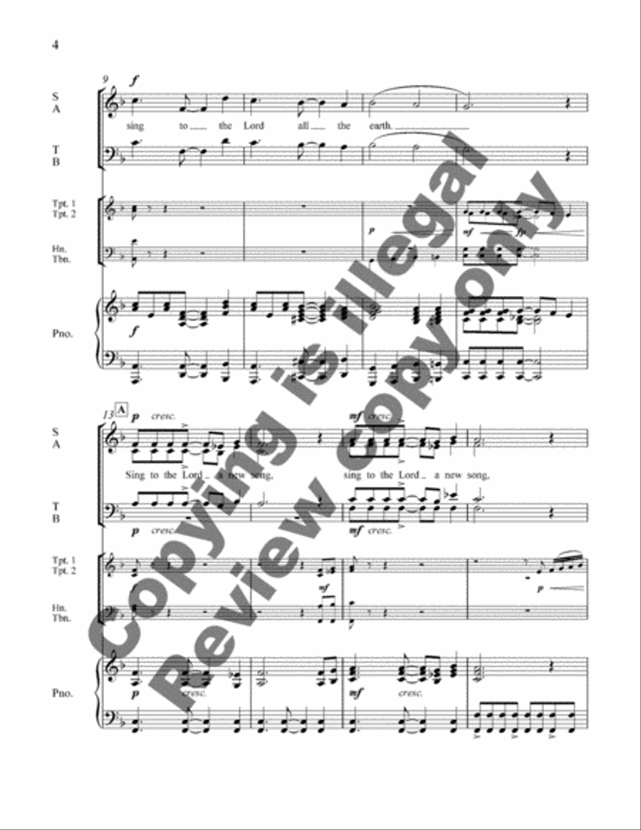 Christmas at St. Anne's 4-Part scores gallery preview page 9