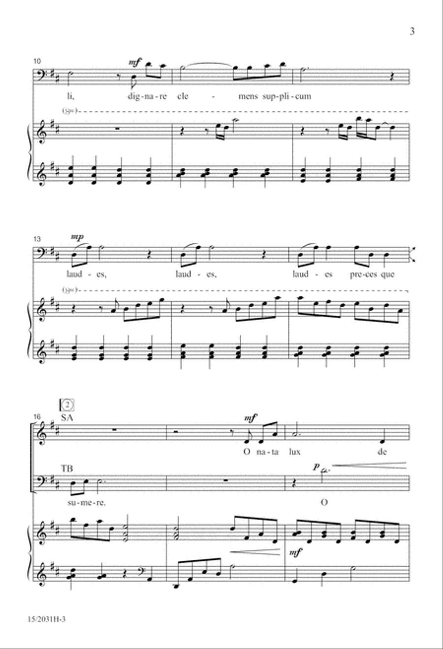 O Nata Lux O Nata Lux 4-Part scores gallery preview page 3
