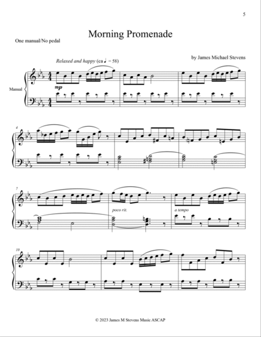ONE Organ Book - One Manual/No Pedal Solos Organ Solo scores gallery preview page 5