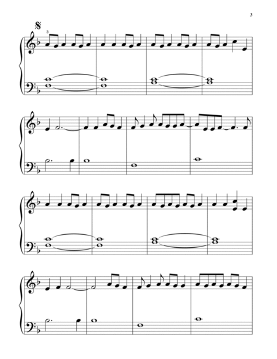 Back To December Easy Piano scores gallery preview page 3