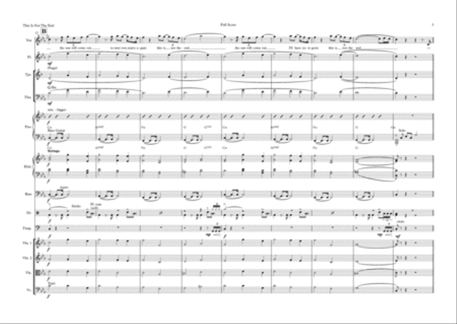 This Is Not The End Flute scores gallery preview page 3