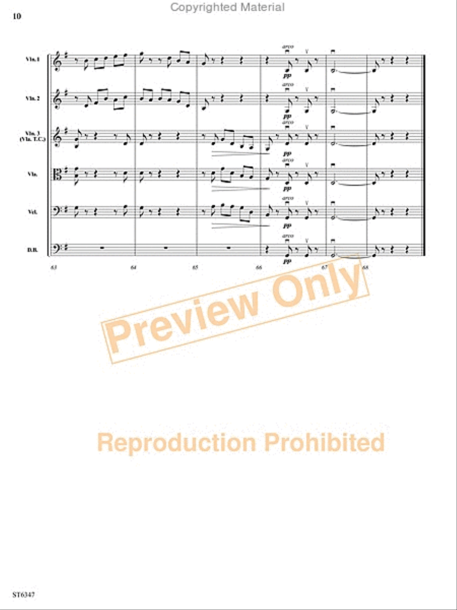 Minuetto String Orchestra scores gallery preview page 11