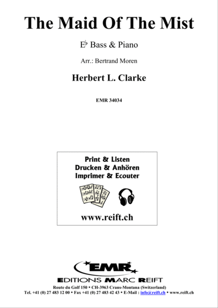 The Maid Of The Mist The Maid Of The Mist Piano Accompaniment scores gallery preview page 1