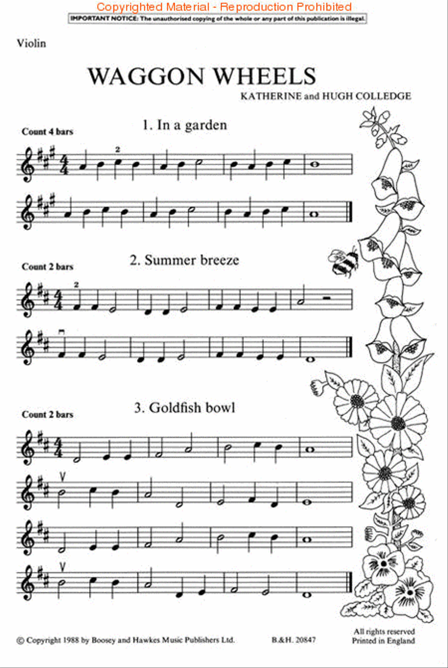 Waggon Wheels Violin Solo scores gallery preview page 2