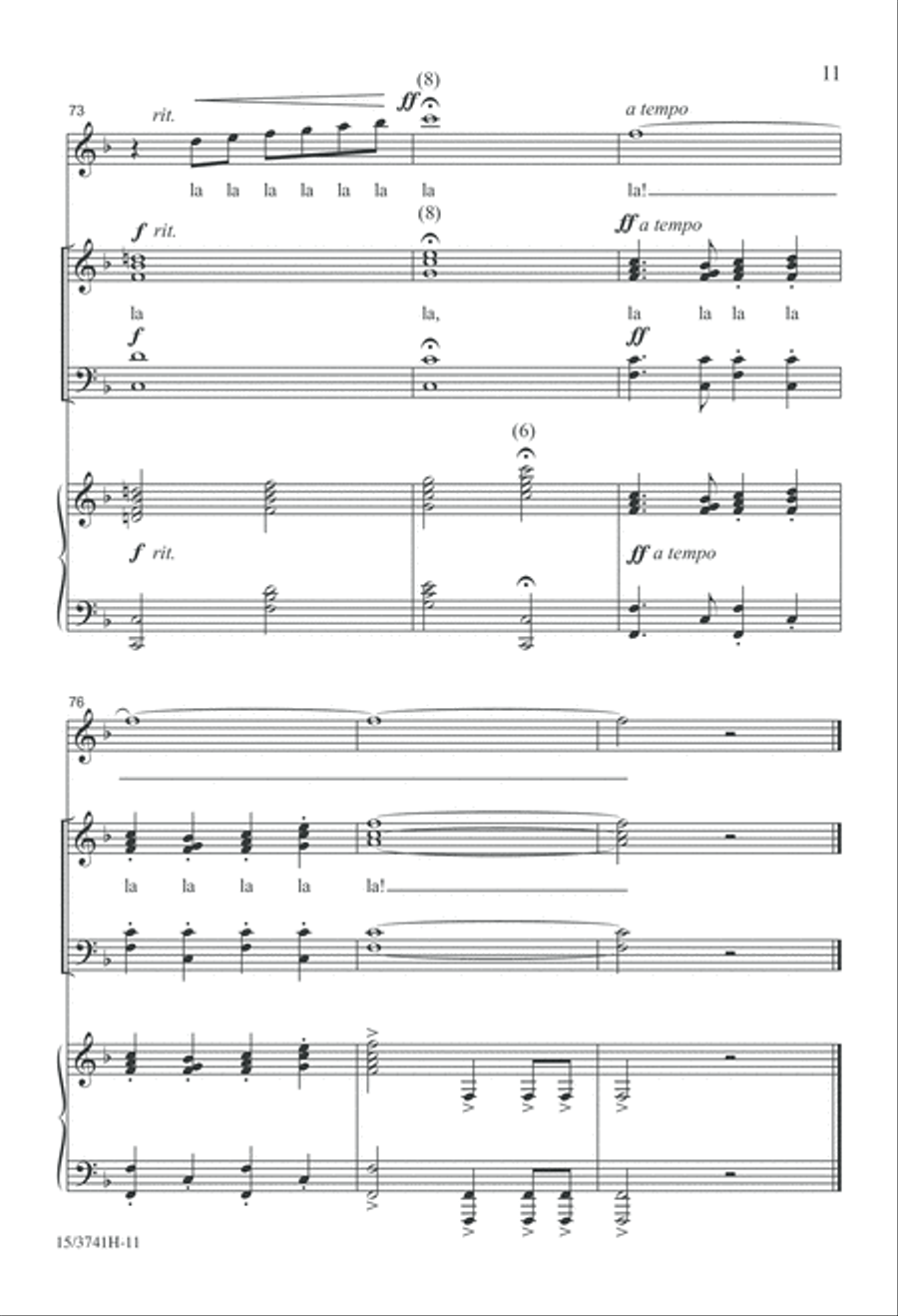 Deck the Hall Deck the Hall 4-Part scores gallery preview page 11