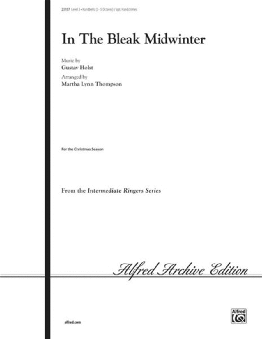 In the Bleak Midwinter Handbell Choir scores gallery preview page 1